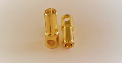 5.5mm bullet connector male - Vanda Electronics